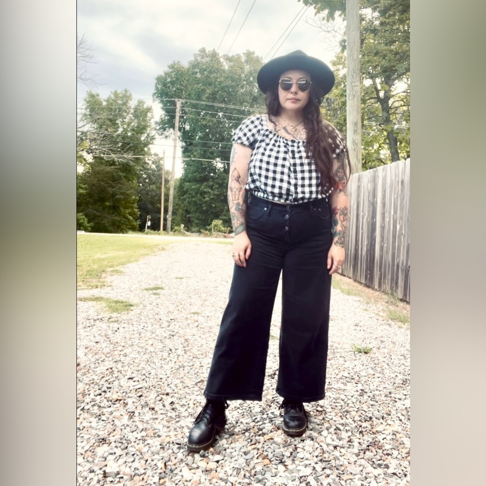 Madewell gingham crop - Picture 4 of 5